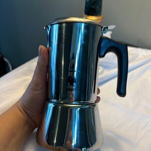 Silver Stovetop BIALETTI Espresso Maker